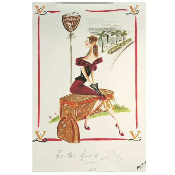 For the Love of Louis
Vuitton Beverly Hills by
Chesley McLaren c.
2004 Art Print - Picture 1 of 2